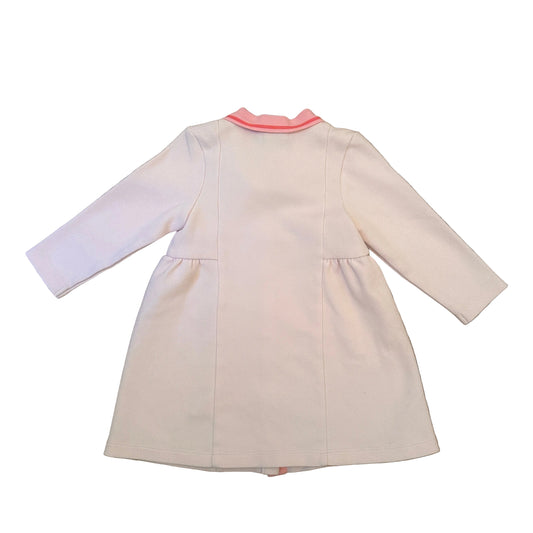 Robe manches longues avec détails au col