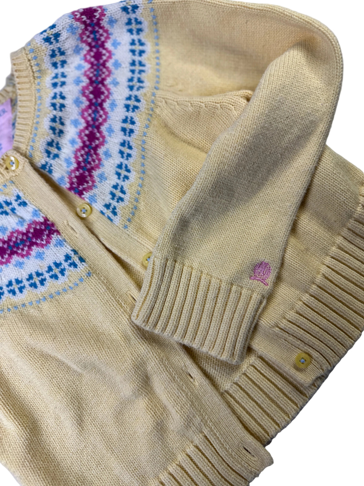Cardigan avec motif jacquard