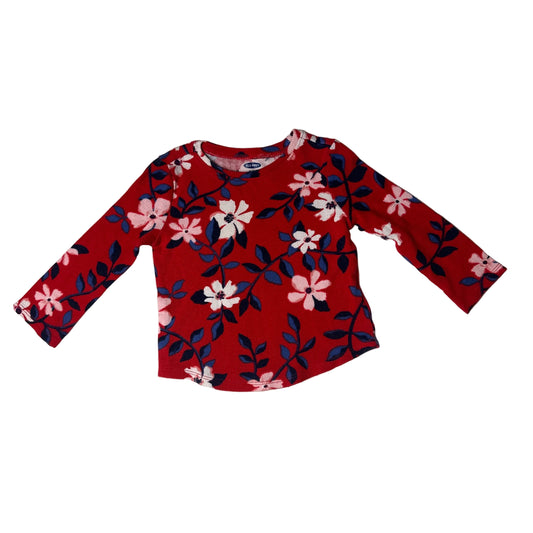 Chandail à manches longues avec motif floral