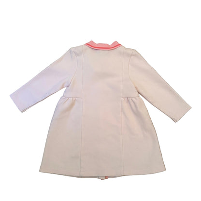Robe manches longues avec détails au col
