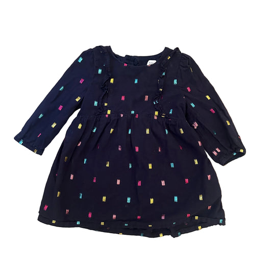 Robe à motifs multicolores