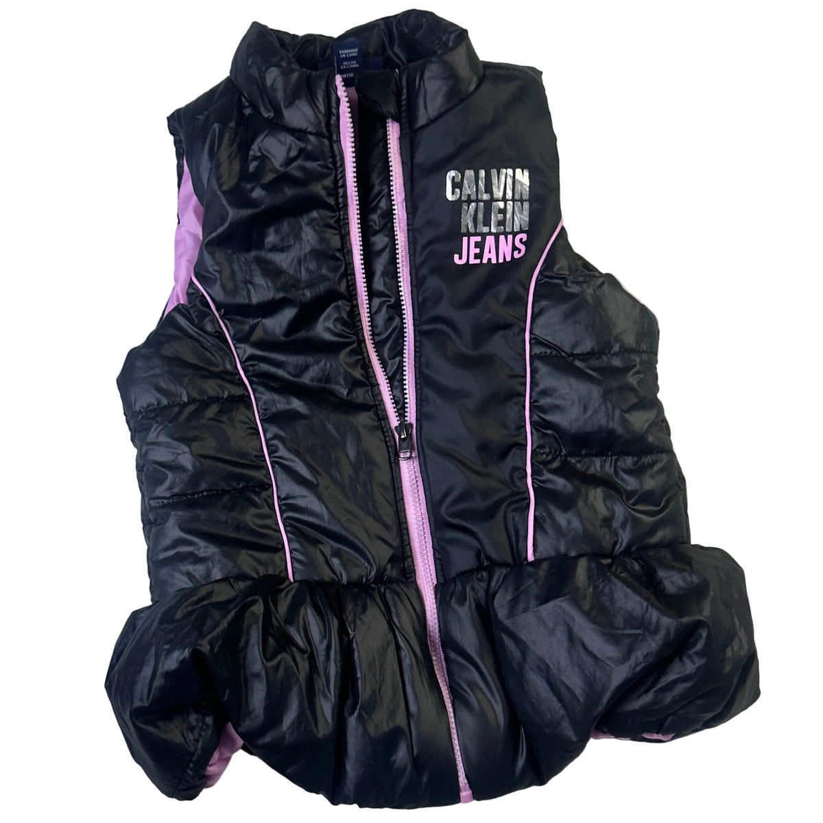 Jacket matelassée avec volant