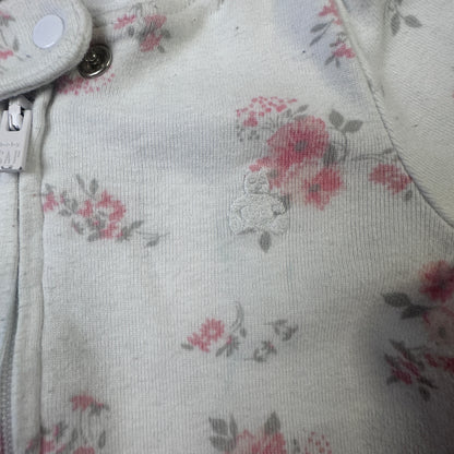 Grenouillère à fleurs