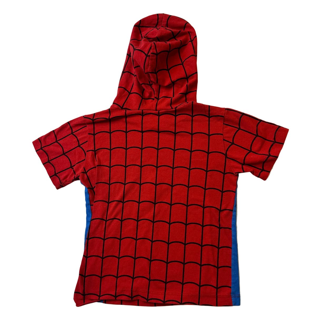 Déguisement de Spider-Man avec capuchon, manches courtes