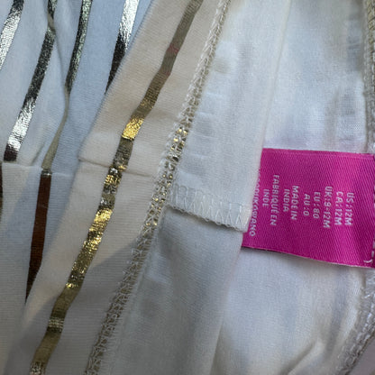 Legging à rayures dorées