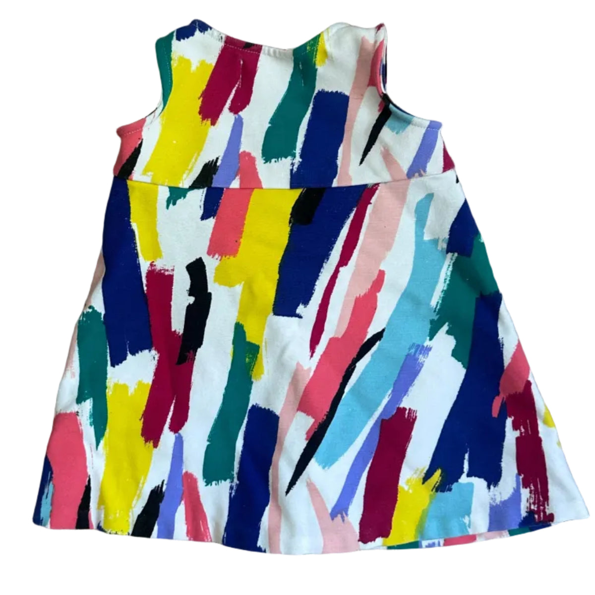 Robe colorée à motif abstrait