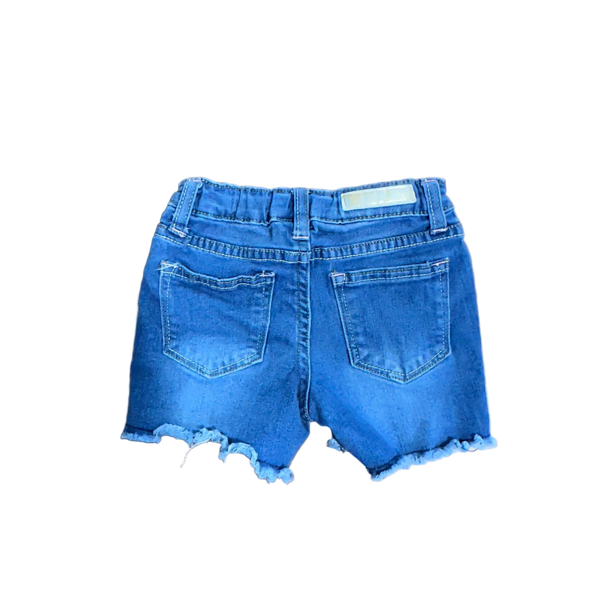 Short avec détail en fleur sur les poches